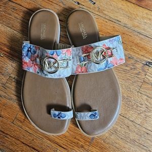 MK Floral Sandals